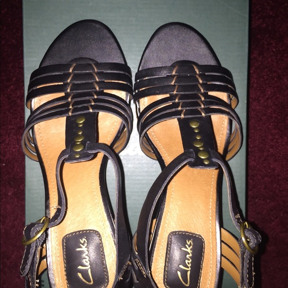 Brand NEW Clark Laguna Cove Black Sandals Size 6.5 - Picture 5 of 6